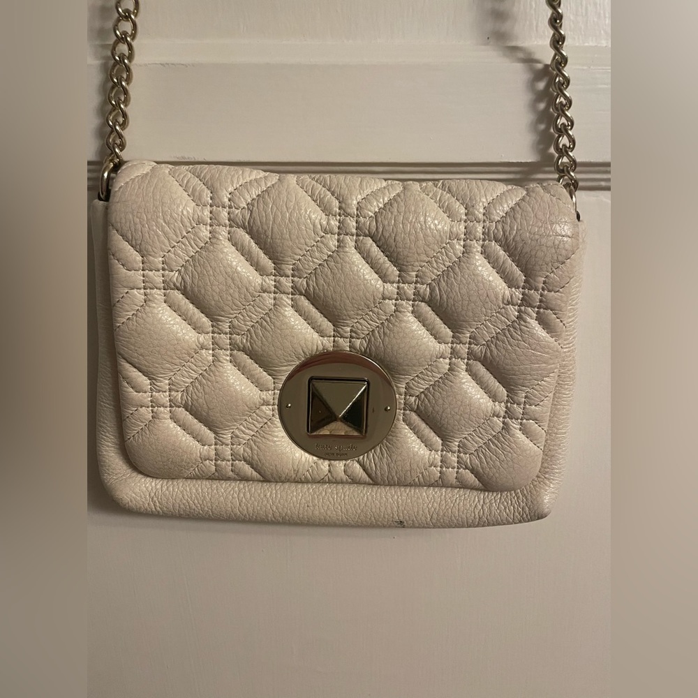 Cream Kate spade crossbody